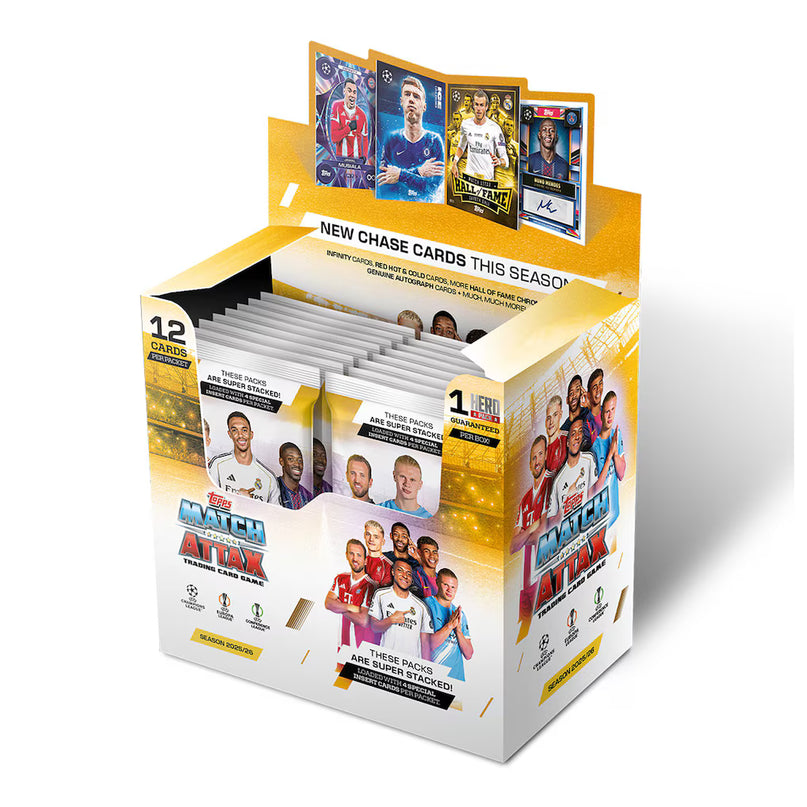Topps UCC Match Attax 2025/26 Card Packet (Full CDU x 32 packet) Topps