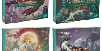 Magic: The Gathering - Lord of the Rings Tales of Middle-Earth Holiday Scene Box (4 Pack) Magic: The Gathering