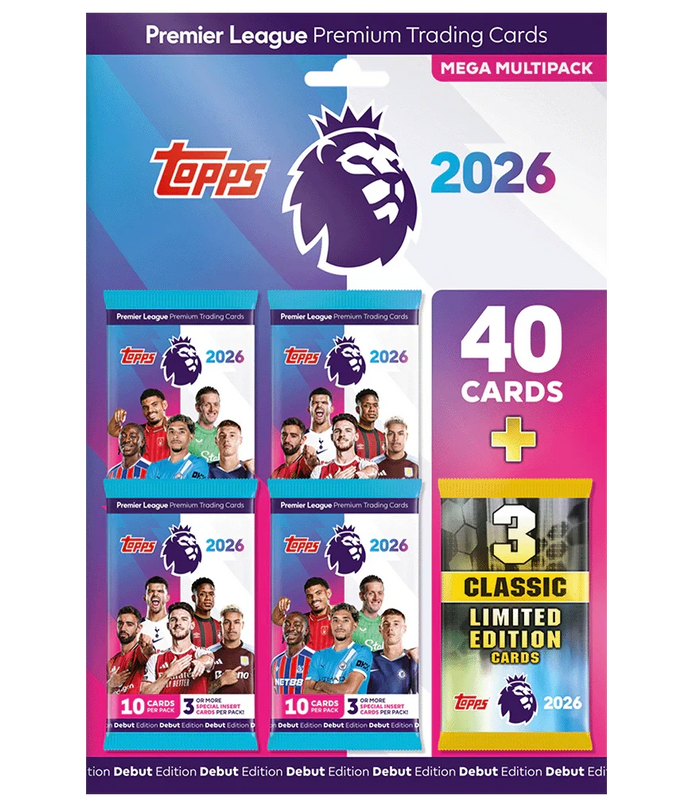 Topps Premier League 2026 - Debut Edition - Mega Multipack Topps