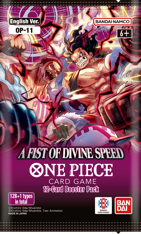 One Piece Card Game: A Fist of Divine Speed Booster Pack (OP-11) Bandai