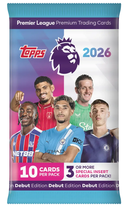 Topps Premier League 2026 - Debut Edition - Booster Pack Topps