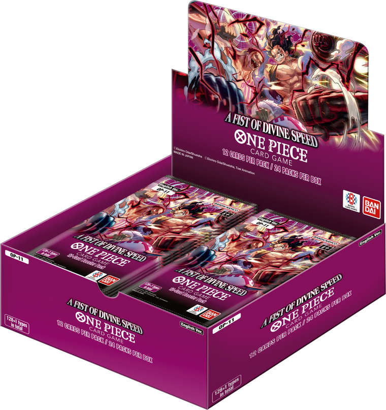 One Piece Card Game: A Fist of Divine Speed Booster Box (OP-11) Bandai